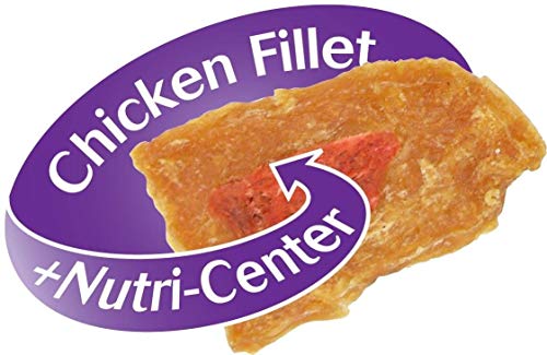 8in1 Fillets Pro Active Hunde-Snack mit Hähnchen, funktionale Leckerlis für Hunde, unterstützt die Mobilität, 80 g Beutel