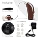 MSA 30X Behind the Ear Sound Amplifier, Amplifies Sound by 30 Times, Lightweight, Virtually Invisible, Comfortable, Adjustable Volume, Fast Charging, Brown, 1ct
