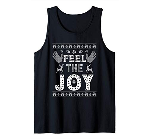 Jingle My Bells Feel The Joy Couple matching Christmas Gift Camiseta sin Mangas