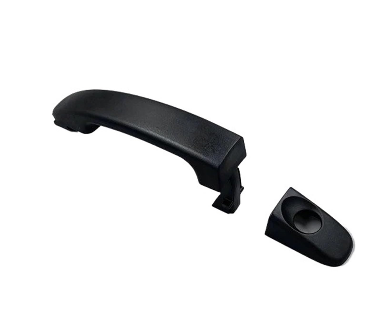 Pacsci Handle With Hole Cap Car Outer Door Handle For Ranger T6 T7 For Mazda Bt50 2012-2019 Door Outer Handle Texture Black(Handle With Hole Cap)