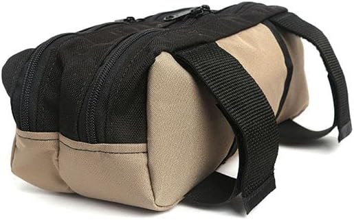 Rock-N-Rescue RNR Aztek Bag – Fanny Pack Style Storage Pouch for Pulley System & 8mm Rope – Dual-Zip Compartments – Fits Belts or Harnesses up to 4″ – Made In USA