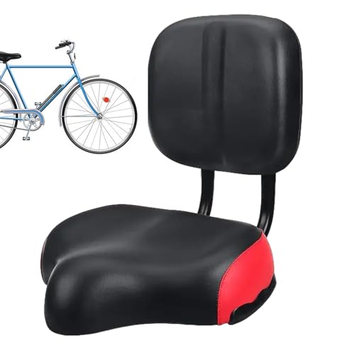 Selle de vélo confortable avec dossier pour soulager le mal de dos en tricycle
