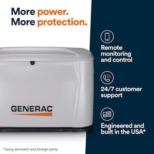 Image of Generac 26kW Whole Home Generator, Transfer Switch & Cellular Capability