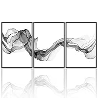 3 Piece Framed Canvas Wall Art Watercolor Painting Canvas Prints Home Artwork Decoration for Living Room,Bedroom - 16