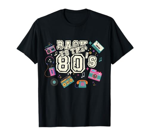 Hombres Mujeres Niños Vintage Back To 80's Diseño Gráfico Camiseta