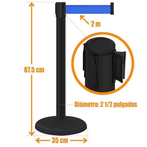 Postes delimitadores con cadena 19 Imagen adicional
