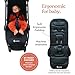 Ergobaby Metro+ Compact Baby Stroller, Lightweight Umbrella Stroller Folds Down for Overhead Airplane Storage (Carries up to 50 lbs), Car Seat Compatible, Slate Grey