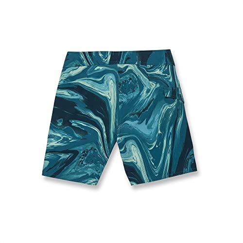 Image of Volcom Boys Psyche Marble Mod Coastal Blue 29