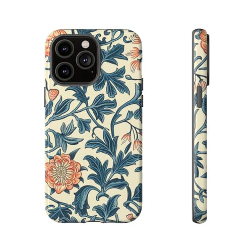 Coque résistante iPhone 14 Pro Max florale antichoc brillante