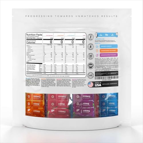 Image of Peak Revival-X Electrolytes Powder Packets - Salt Electrolyte Drink Mix for Rapid Hydration - Non-GMO, Vegan Friendly, Gluten Free & Sugar Free Electrolytes Powder - Variety Pack (12 Packets)