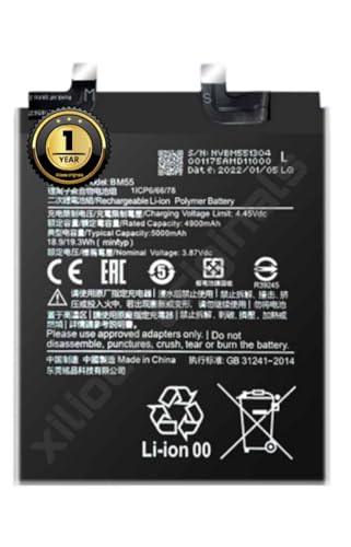Image of Original BM55 Battery for Xiaomi 11 Pro /11 Ultra (5000mAh) Battery with 1 Years Warranty**** (N156)