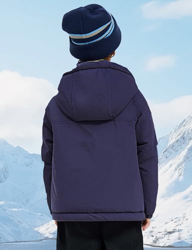 Happy Cherry Toddler Kids Lined Hood Down Jacket Boys Girls Snow Winter Coat Outerwear Warm Snowsuit3