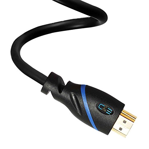 30 FT (9.1 M) High Speed HDMI Cable Male to Male with Ethernet Black (30 Feet/9.1 Meters) Supports 4K 30Hz, 3D, 1080p and Audio Return CNE451898 - Thumbnail 4