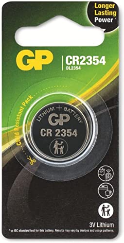 CR2354 Set med 1 stapel | GP Lithium | 3V CR 2354 Litiumbatteri - Lång livslängd