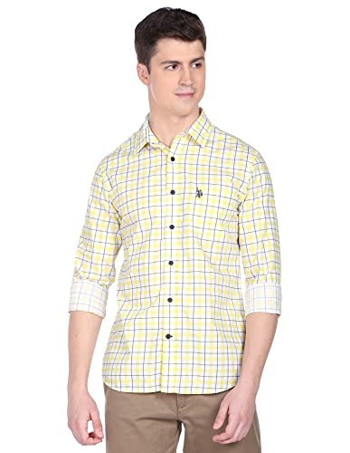 Image of U.S. POLO ASSN. Men's Cotton Regular Fit Shirt