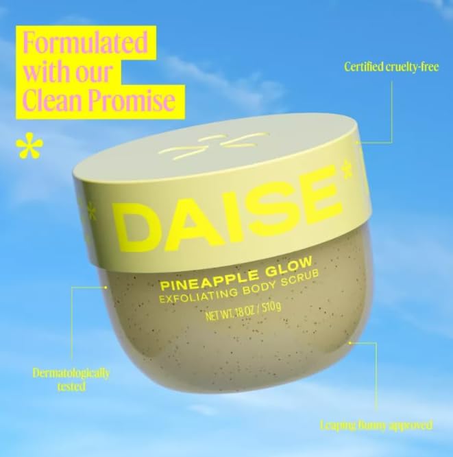 DAISE Pineapple Exfoliating Body Scrub, 18oz (Pack of 1)