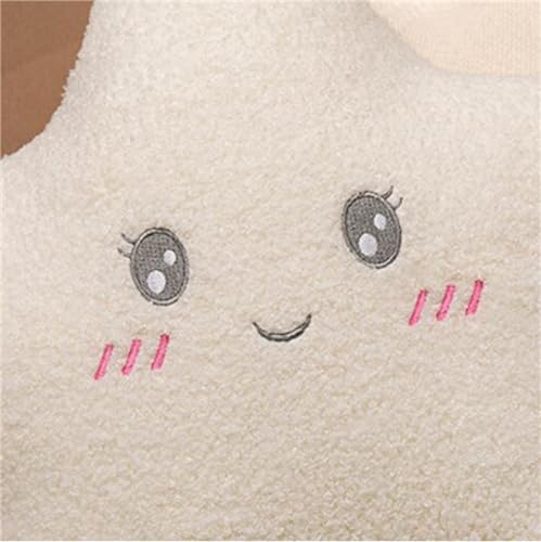 Ueiwffzo Kuschelkissen Kinder Sternkissen Flauschige Sternform Kinderkissen Plüschkissen, Sternkissen Dekokissen für Kinderzimmer Mädchen Jungen (Gelb,offene Augen)