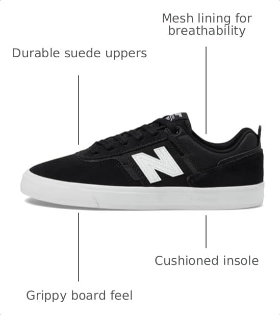 Image of New Balance Unisex Adult Numeric 306 V1 Skateboarding Shoes