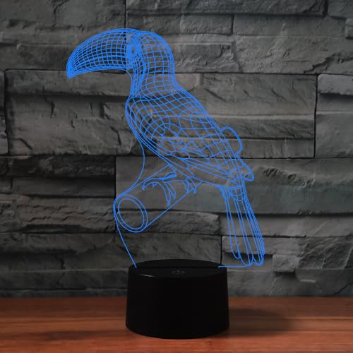 Lámpara de Mesa Ilusión 3D para Niños con Control Remoto miniatura 4