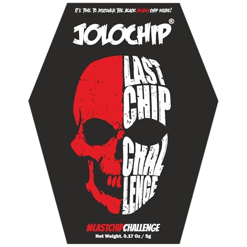Jolochip LastChip-Challenge (Pack of 1) | Extreme Spicy Tortilla Chip | Hottest Chip in the World | Ultimate Hot Snack | 5 Grams * 1