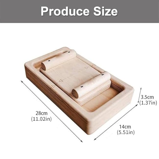 Finger Strength Trainer Wood Grip Strengthener Pinch Block Climbing Power Finger Exercise Equipment Easy to Use