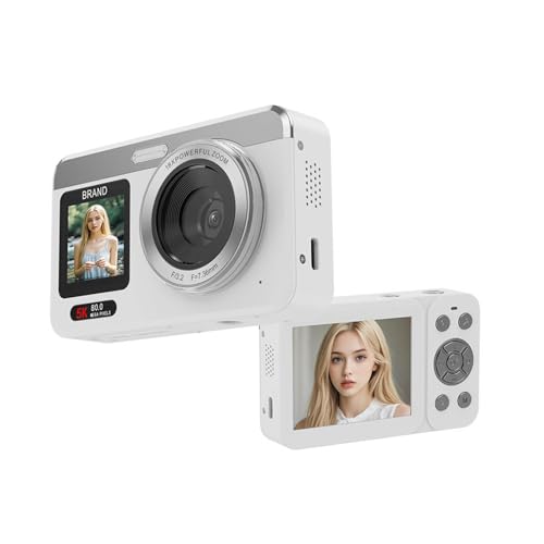 Appareil photo compact 80 MP avec batterie longue durée pour l'aventure