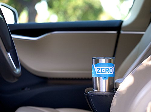 Zero Degree Stainless Steel Tumbler with Lid, Double Wall Vacuum Insulated Travel Mug for Hot and Cold Drink (20oz)