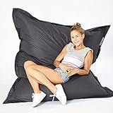 DONDE LO NECESITES: Ya sea como tumbona, sillón para ver TV, silla de lectura, puff gamer o silla puff infantil, el cojín de suelo asegura comodidad en todas partes de tu casa, gracias a su funda de 50% poliéster y 50% PVC. Aunque el puf esté apto para el uso al aire libre, no debes exponerlo a la lluvia constante.