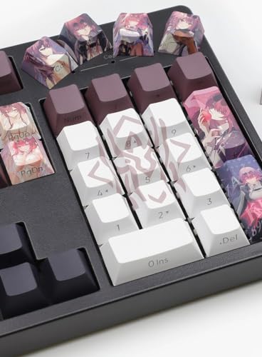 Honkai Kafka�L�[�L���b�v�A104+31�o�b�N���C�g�L�[�L���b�v�Z�b�g�A5�ʏ��،^PBT�L�[�L���b�v�A�`�F���[�v���t�@�C���J�X�^���L�[�L���b�v�ADIY Cherry MX���J�j�J���Q�[���L�[�{�[�h�p
