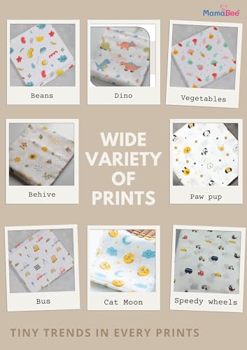 Image of MamaBee Organic Cotton Muslin Button Jabla | Printed Jabla | for Boys & Girls | Soft & Comfortable Baby Products | Sleeveless Vest | Snap Button Jabla |
