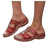 Générique Chaussures Pieds Sensiles Femmes S Lgres Gladiateur t Semelle Compenses Ouvert Dcontractes Anatomiques Orthopdique Cuir Tongs Chaussures De Plage lgantes Premium