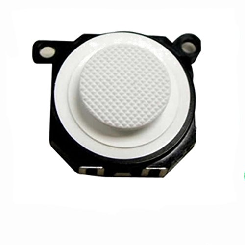 Image of Analog 3D Button Joystick Stick Rocker with Cap for PSP 1000 1001 (White)