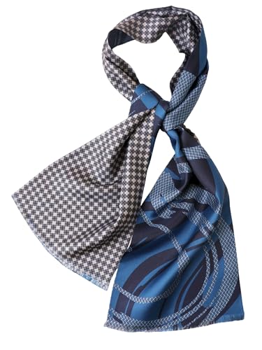 Bufanda de seda de Paisley de 2 capas confeccionada con tejido premium 4