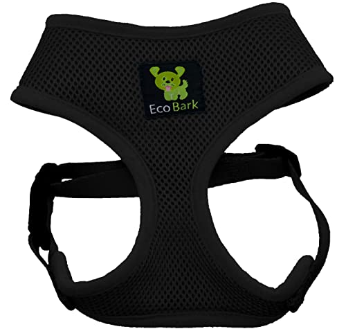 Image of Classic Dog Harness Innovative Mesh No Pull No Choke Design Soft Double Padded Breathable Vest for Eco-Friendly Easy Control Walking Quick Release Puppies Full Size Breeds Large Dogs (Large, Black)