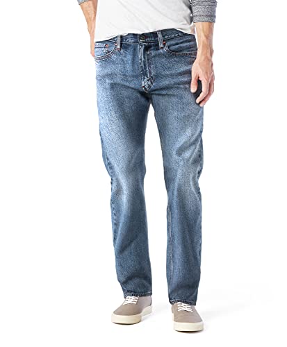 Levi Strauss Signature Gold Men's Regular Fit Flex Jeans, Atlas, 42Wx32L