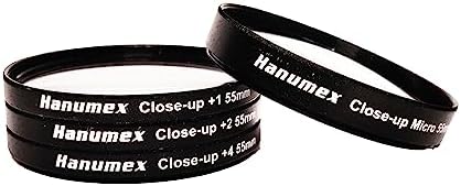 HANUMEX® 55mm Close Up Lens Filter Kit, 4-Piece Set (+1,+2,+4,+10)