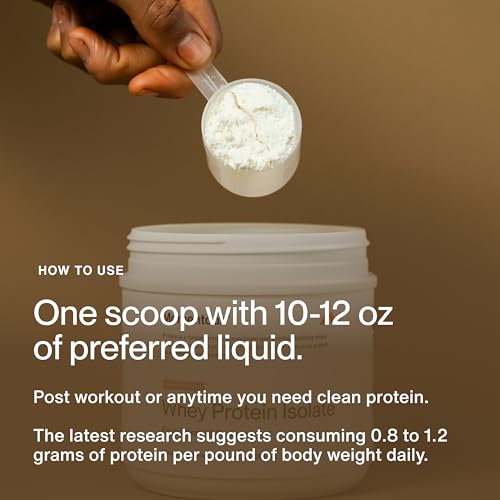 Image of Momentous Essential Grass-Fed Whey Protein Powder - 20 g Whey Isolate Protein - NSF Certified for Sport - Gluten-Free - 12 Servings for Essential Everyday Use - Spiced Chai - Package May Vary