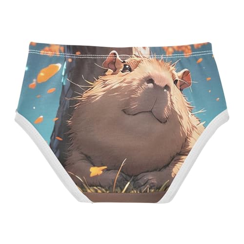 Girls Underwear Toddlers 2t Cotton Cute Panties Girl Cartoon Kids Undies Briefs Cartoon Animals Autumn Leaves2
