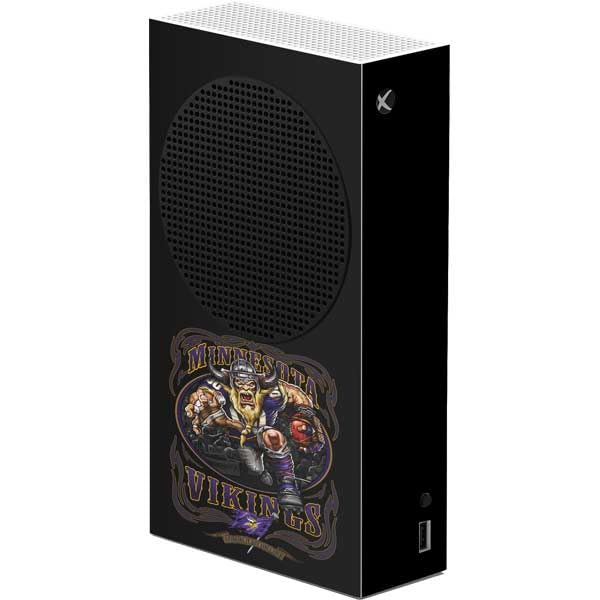 Skinit Decal Gaming Skin Compatible with Xbox Series S Console - Officially Licensed Liquid Blue NFL Minnesota Vikings Running Back Design