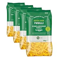 by Amazon Schnellkochende Fusilli, 500g (Packung mit 4)