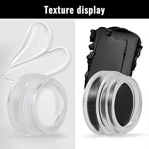 Erinde White Gel Eyeliner, Waterproof Long Lasting Cream Eyeliner Gel Pot, High-Intensity Pigments Smudge-Proof Eye Liner Makeup, Water-Resistant Eyeliner With 2Pcs Brushes 04# White #TOP2