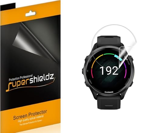 Supershieldz (3 Pack) Designed for Garmin Forerunner 970 Screen Protector High Definition Clear Shield (TPU)