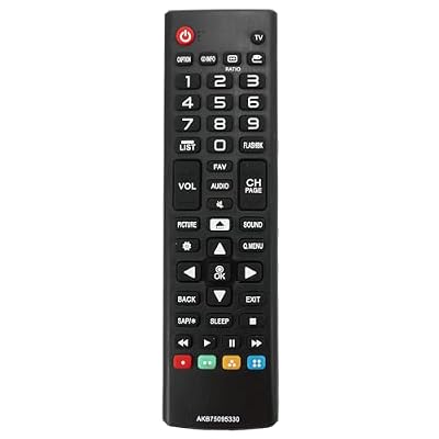 AKB75095330 Replace Remote Control fit for LG LCD LED Smart TV 28MT42DF 28LJ400B 43LJ5000 43LJ500M 32LJ500B 28LJ400B-PU 32LJ500UB 32LJ500-UBLED 28LJ430B 28LJ400B-PU 32LJ500B-UB AKB75095331 AKB75095376