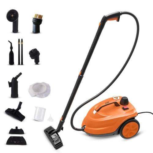 Image of Shakti Technology SC2L Steam Cleaner 2000W - 5 Bar Pressure Steam Vacuum Cleaner - 115C Steam Temperature For Chemical-Free Cleaning - 2L Tank Capacity For Cleaning - 99.9% Destroys Of Viruses