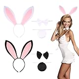 Zoom IMG-1 bofunx cerchietto coniglio kit travestimento Zoom IMG-1 bofunx cerchietto coniglio kit travestimento