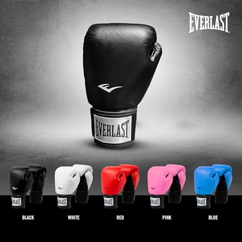 Image of Everlast Prostyle 2 Boxing Gloves, Entry Level Training Gloves for Men and Women, Secure Fit Hook and Loop Closure & Ventilation, Heavy Bag & Speedbag Training