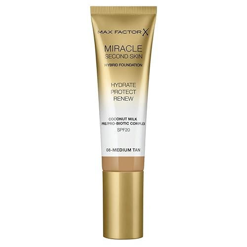 Miniatura 10 de Max Factor Miracle Second Skin Foundation SPF 20-01 Fair Foundation Women 1.01 oz