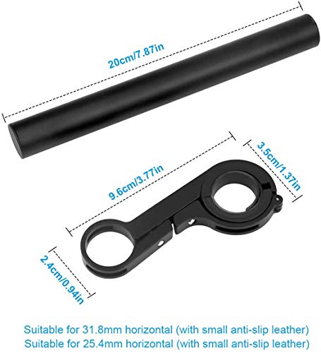 image for Wisdoman Bicycle Bike Handlebar Extension Bracket Flashlight Mount Ext