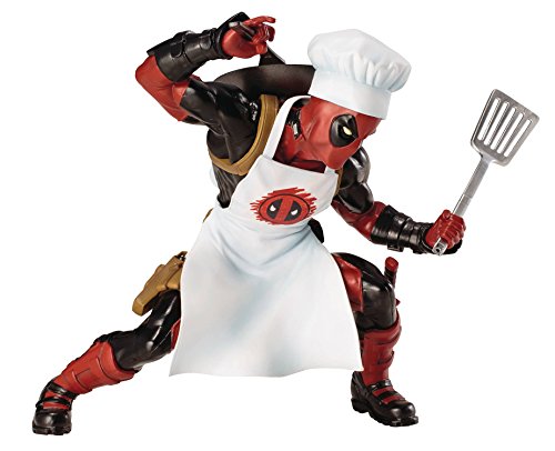 Entertainment Earth Marvel Universe Cooking Deadpool Artfx+ Statue