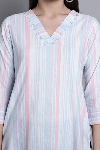 Image of Merira Women's Cotton Solid Regular Dress Shirt